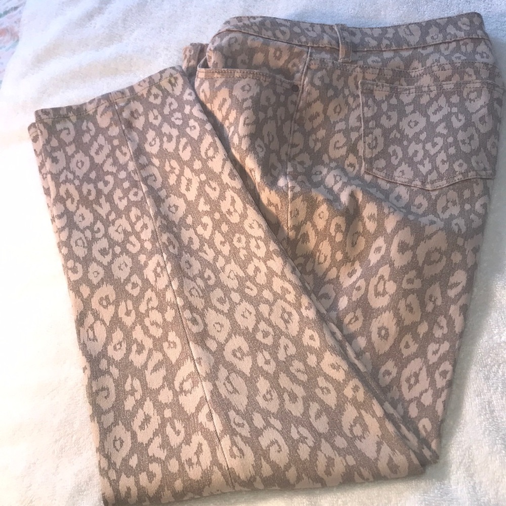 Boston Proper Leopard Print Jean